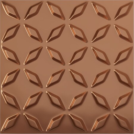 Ekena Millwork 19 5/8in. W x 19 5/8in. H Delfina EnduraWall Decorative 3D Wall Panel Covers 2.67 Sq. Ft. WP20X20DLBRG
